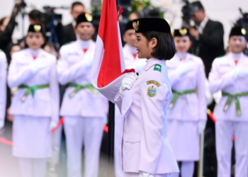 Pengukuhan Paskibra 2024 di IKN