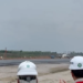 Uji coba landasan pacu Bandara IKN