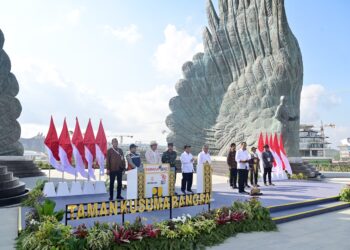 Jelang Malam Renungan Suci, Taman Kusuma Bangsa IKN Dihias Beragam Jenis Bunga