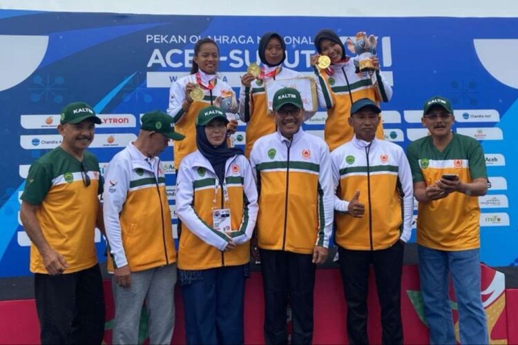 Koleksi 19 Emas, Kaltim Bertengger di Posisi 9 Klasemen Medali PON XXI
