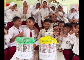 Roadshow IKN Sekolahku Minim Sampah Hadir di 3 SD Kecamatan Sepaku