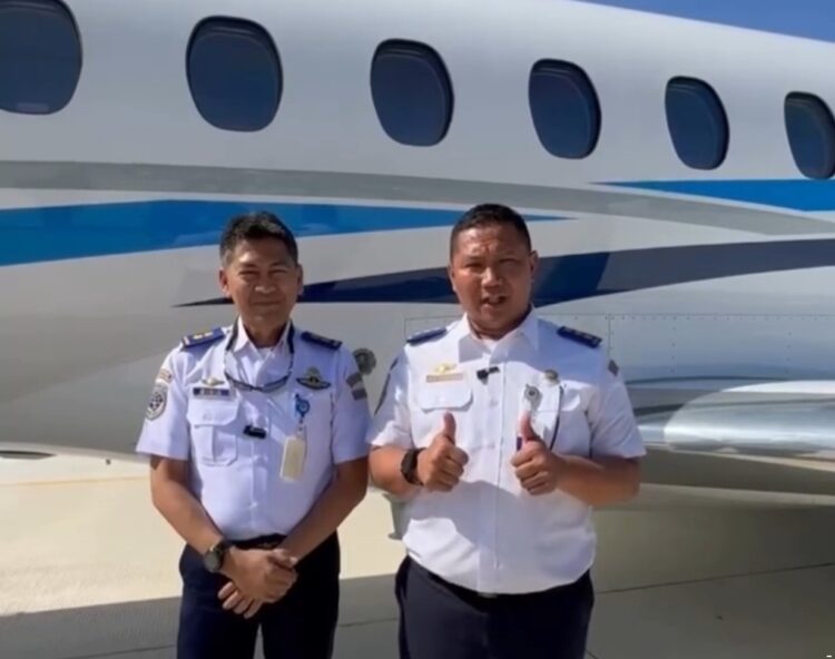 Sukses Tes Pendaratan Pertama di Landasan Pacu Bandara IKN, Pilot Jet Longitube: Bravo dan Semangat Indonesia Emas!