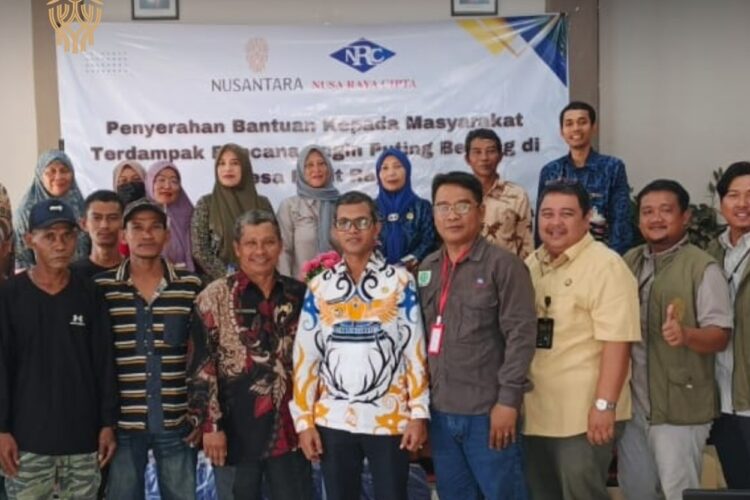 OIKN Beri Bantuan pada Masyarakat Terdampak Bencana Puting Beliung