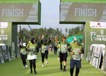 Melihat Keseruan Nusantara TNI Fun Run 2024 di Jantung IKN