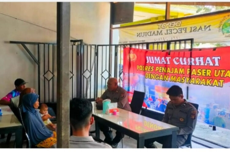 Lewat Kegiatan Jumat Curhat, Polres PPU Jalin Kedekatan dengan Masyarakat Sekitar IKN