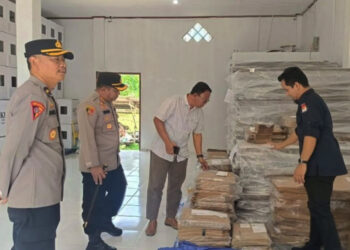 Antisipasi Kecurangan, Polres PPU Jaga Ketat Logistik Pilkada di Wilayah IKN