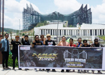 Nmax Tour Boemi Nusantara Tiba di Kaltim, Jelajahi Keindahan IKN