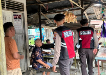 Samapta Polres PPU Gelar Patroli Dialogis di Sekitar Wilayah IKN