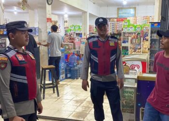 Tingkatkan Keamanan di Kawasan IKN, Polsek Sepaku Gelar Patroli KRYD