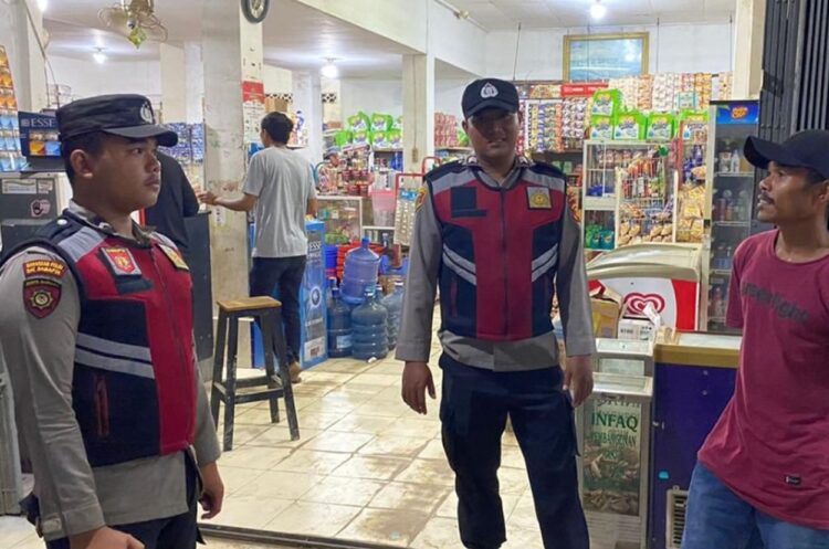 Tingkatkan Keamanan di Kawasan IKN, Polsek Sepaku Gelar Patroli KRYD