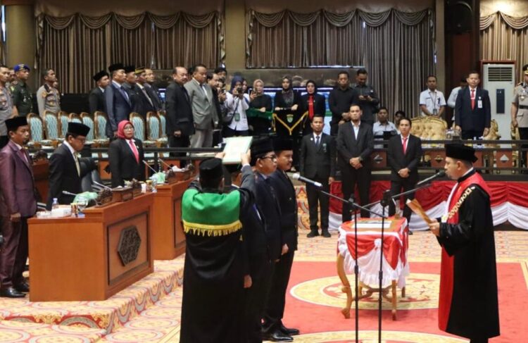 Rauf Mu’in Dilantik sebagai Ketua DPRD PPU Periode 2024-2029
