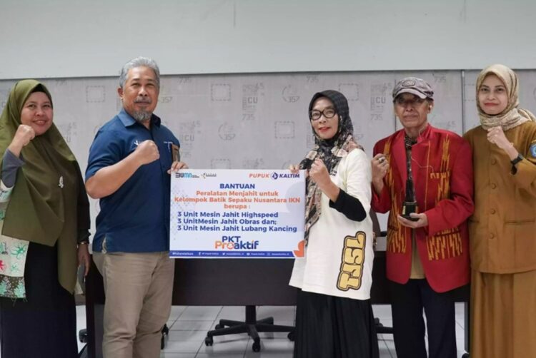 Pupuk Kaltim Beri Pelatihan Membatik pada 15 Pengrajin di Kecamatan Penyangga IKN