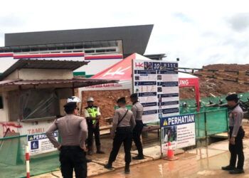 Sat Samapta Polres PPU Pastikan Harkamtibmas pada Lahan Bank Tanah di IKN