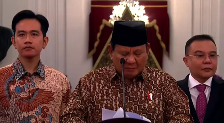 Prabowo Umumkan 53 Nama Menteri dan Kepala Lembaga Kabinet Merah Putih, Tidak Ada Otorita IKN