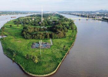 Jadi Penyangga IKN, Sandiaga Luncurkan Masterplan Daya Tarik Wisawata Pulau Kumala di Kukar