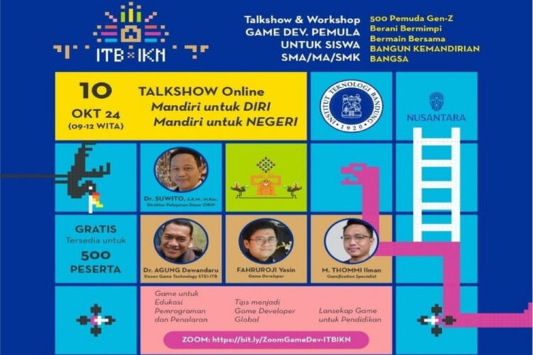 OIKN Kolaborasi dengan ITB Gelar Workshop Game-Dev untuk Siswa Sekolah Menengah