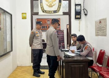 Pilkada Kian Dekat, Polres PPU Pastikan Keamanan di Kantor KPU Penajam