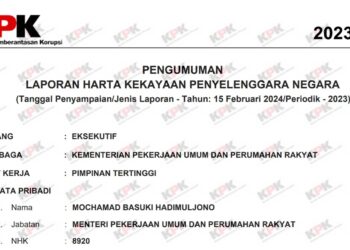 Berapa Kekayaan Kepala Otorita IKN Basuki Hadimuljono Sesuai LHKPN?