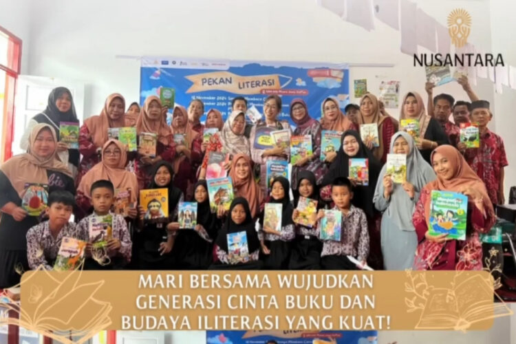 OIKN Gelar Pekan Literasi di SDN 005 Muara Jawa Kutai Kartanegara