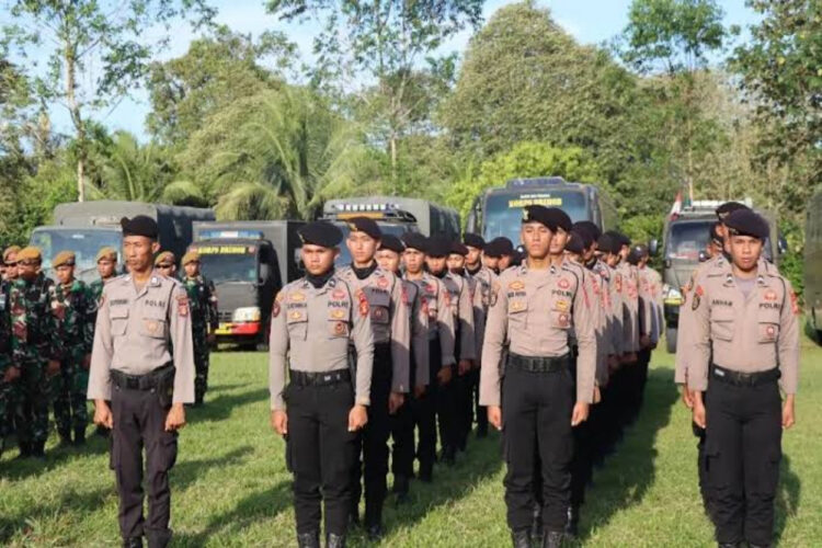 Polda Kaltim Lepas 1.631 Personel untuk Pengamanan Tempat Pemungutan Suara Pilkada 2024