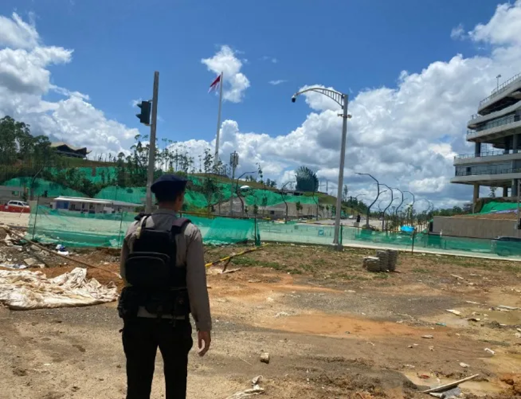 Satgas Operasi Nusantara Mahakam Kerahkan Brimob Jaga IKN Sehari Sebelum Pencoblosan Pilkada 2024