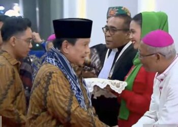 Prabowo Tarik Perhatian di Puncak Perayaan Natal Nasional 2024