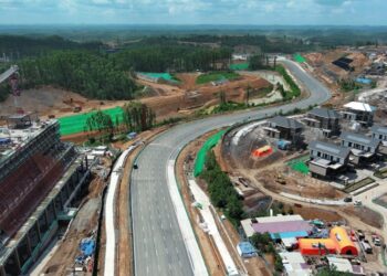 Progres Pembangunan Jalan Seksi 6C-1 di KIPP IKN Capai 84,54 Persen