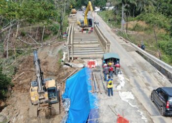 BBPJN Kaltim Targetkan Pemasangan Jembatan Bailey Menuju IKN Rampung Hari Ini
