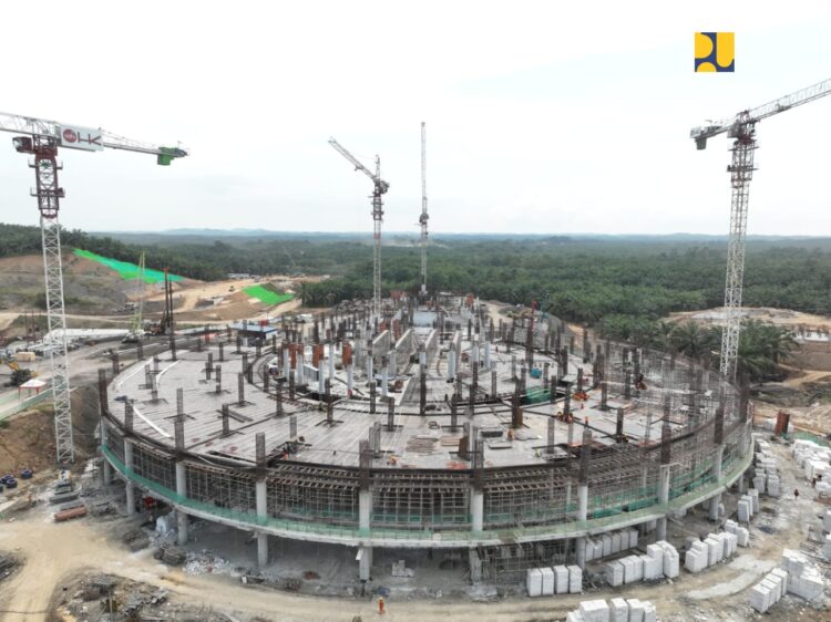 Progres Pembangunan Masjid IKN Capai 45 Persen, Target Tutup Atap Akhir Desember 2024