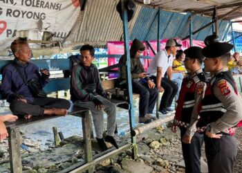 Samapta Polres PPU Beri Imbauan Kamtibmas untuk Cegah Premanisme di Serambi IKN