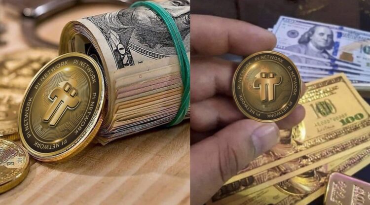 Ilustrasi proses pembelian Pi Network (PI) Coin di bursa kripto