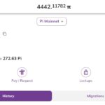 Gambar dompet PI Coin (Pi Network) dan bursa cryptocurrency