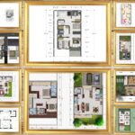 Contoh denah rumah minimalis 3 kamar 2 lantai