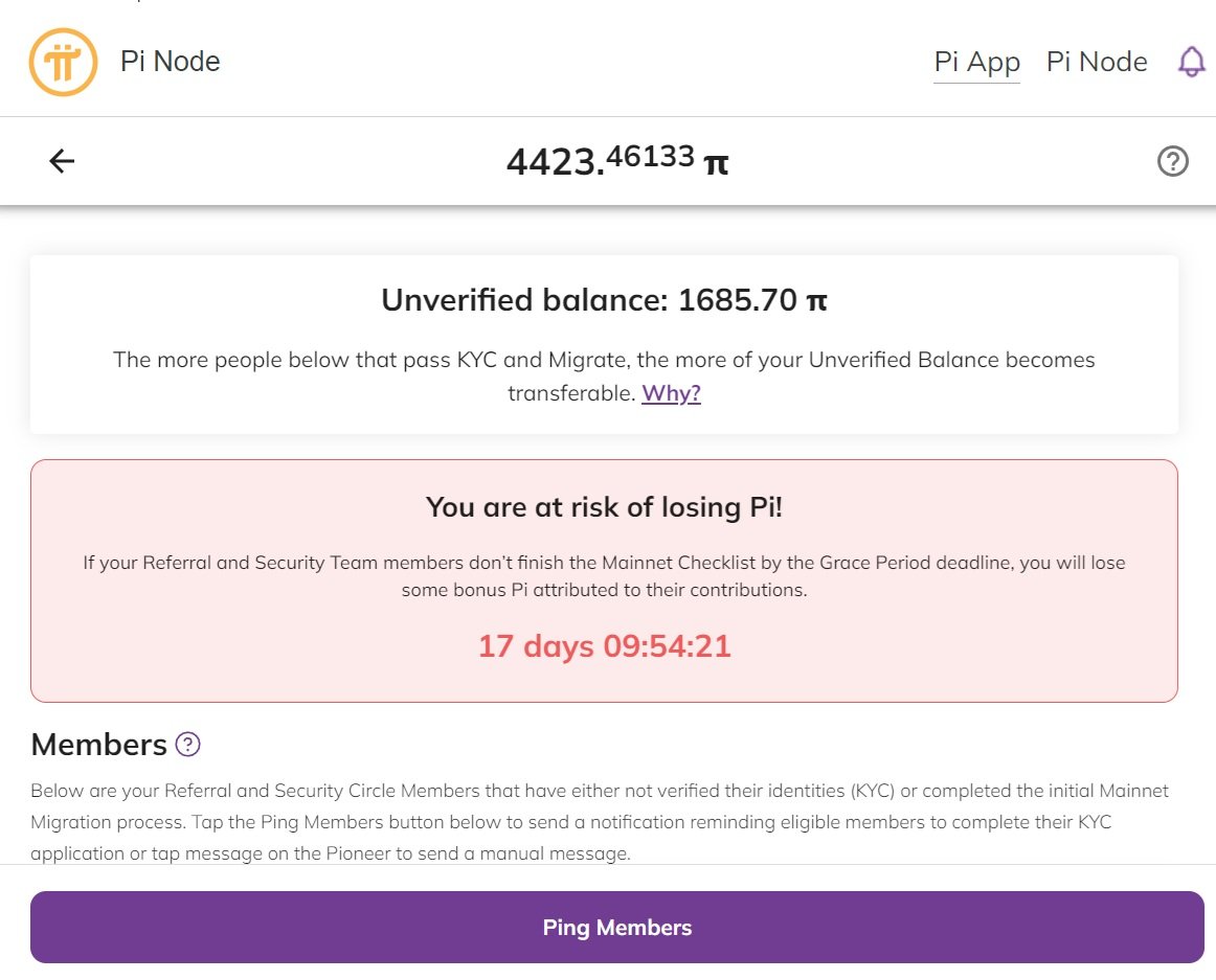 Proses migrasi Pi Network ke Mainnet di aplikasi