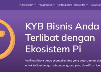 Ilustrasi verifikasi KYB Pi Network untuk bisnis