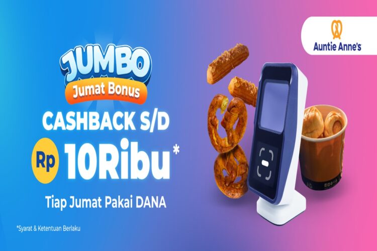 Cuma Sampai Akhir Bulan! Promo Auntie Annes Cashback 10% Pakai DANA QRIS
