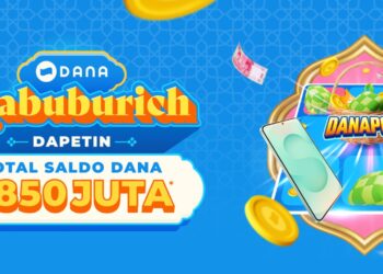 Tampilan halaman promo DANAPoly NGABUBURICH dan dapatkan Saldo DANA Gratis Rp 850 Juta