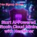 Ilustrasi penambangan cloud Bitcoin dengan HEXminer