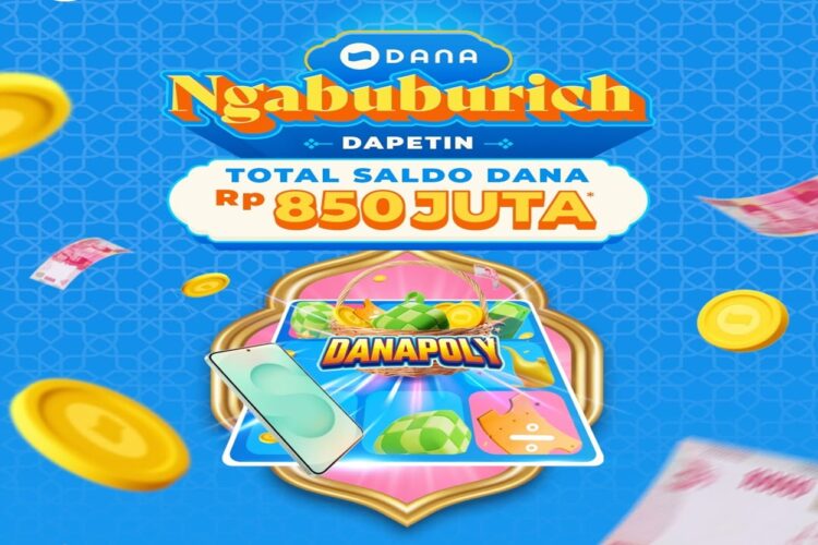 Mantap, Main DANAPoly Spesial Ngabuburit Ramadhan Bisa Dapat Saldo DANA Gratis!