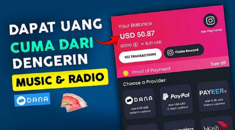 Cuan Anti Ribet! Cuma Dengerin Radio Bisa Dapat Saldo DANA Gratis Rp150.000, Begini Triknya!