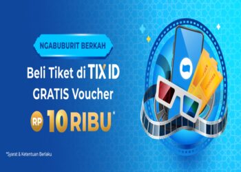 Ngabuburit Berkah! Beli Tiket di TIX ID Pakai DANA Gratis Voucher Rp10 Ribu