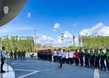Otorita IKN Gelar Apel Bersama Jajaran Keamanan Penajam