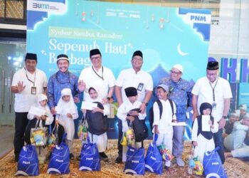 Sambut Datangnya Ramadan, PNM Berbagi Kebahagiaan dengan Anak Yatim di Jakarta