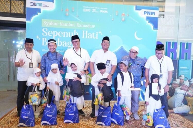 Sambut Datangnya Ramadan, PNM Berbagi Kebahagiaan dengan Anak Yatim di Jakarta