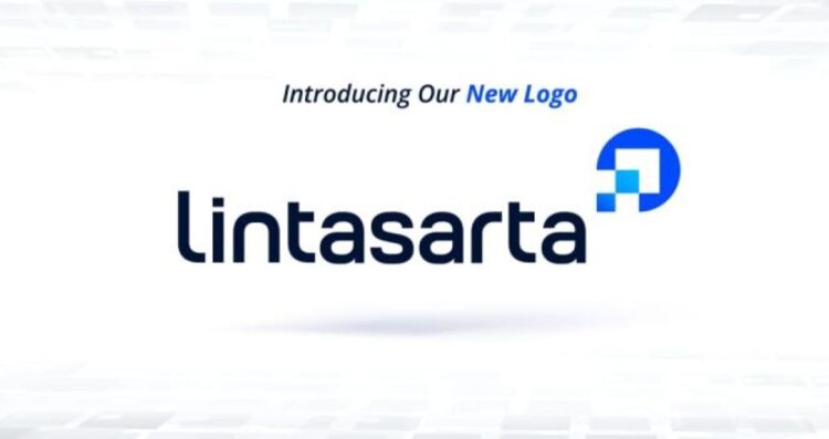 "Logo PT Lintasarta, perusahaan teknologi dan solusi digital terkemuka di Indonesia