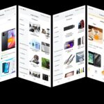 Ilustrasi tampilan website Pi Chain Mall dengan transaksi berbasis Pi Coin