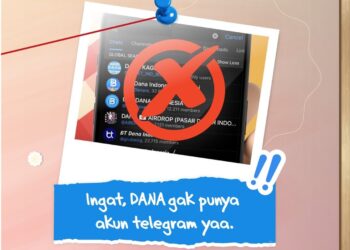 4 akun resmi DANA