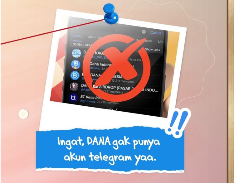 4 akun resmi DANA