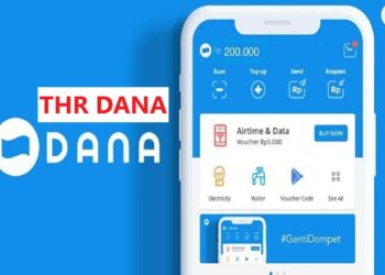 Proses klaim saldo DANA gratis melalui THR DANA