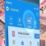 Tampilan aplikasi DANA saat mengklaim THR saldo Dana gratis lebaran Rp500 ribu